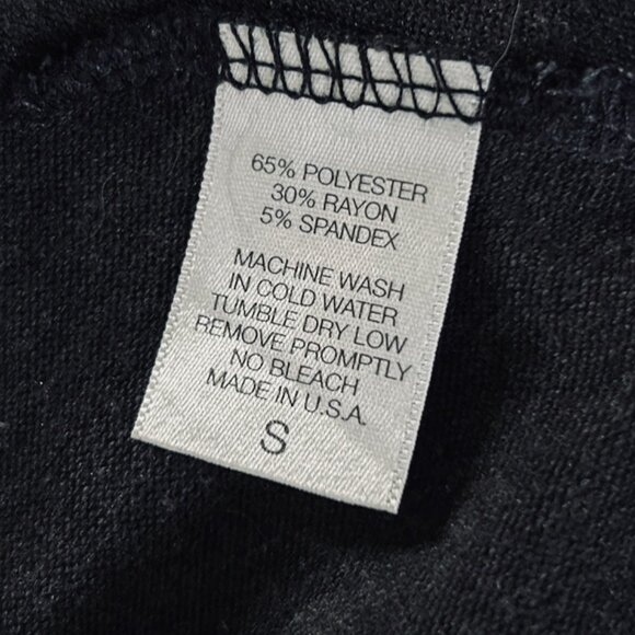 Ladies knit flared top or mini dress with rhinestones and brads, size S - Picture 7 of 7